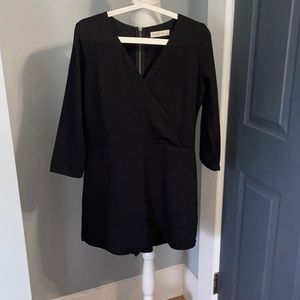 Black Skort Romper